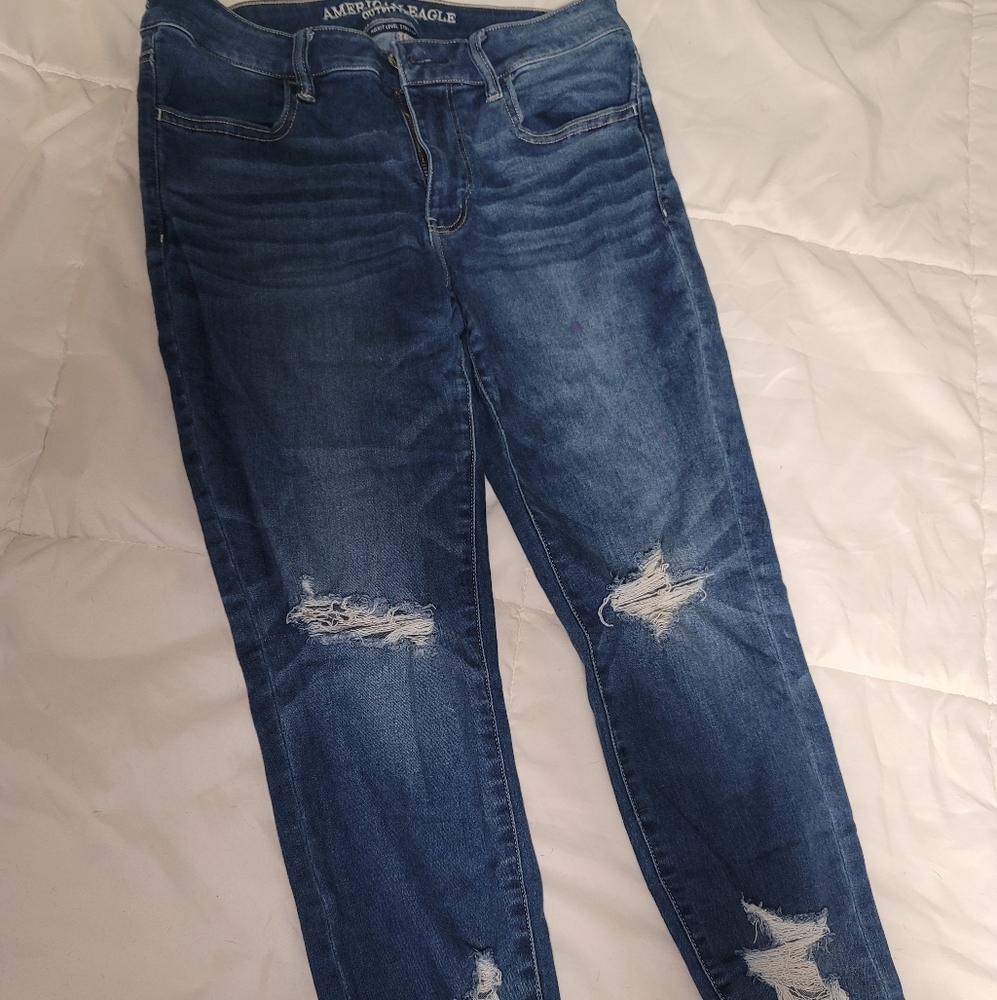 American eagle crop jeans